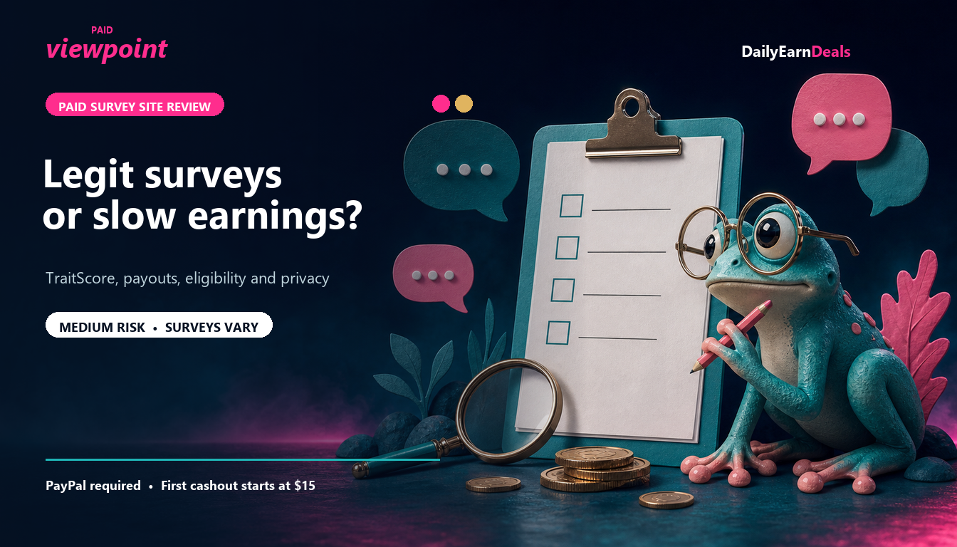 PaidViewpoint Review 2026: Legit Surveys or Slow Earnings?